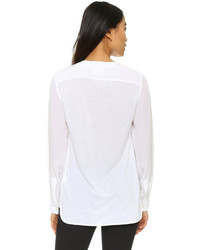 DKNY Pure Shirt With Knit Back