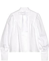 J.W.Anderson Pussy Bow Cotton Drill Blouse