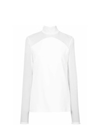 Sally Lapointe Sheer Panelled Blouse