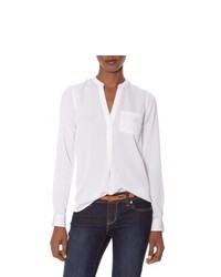 The Limited Textured Triangles Blouse White S