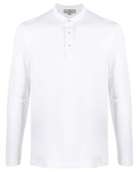 Canali Button Plaquet Cotton T Shirt