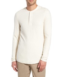 Vince Double Knit Henley Top