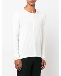 Tom Ford Long Sleeve Front Buttoned T Shirt