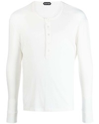 Tom Ford Long Sleeved Cotton Modal T Shirt