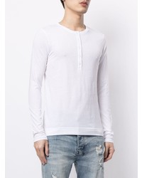 Adam Lippes Long Sleeved Cotton T Shirt
