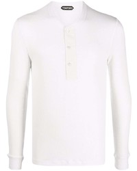 Tom Ford Ribbed Long Sleeve T Shirt