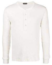 Tom Ford Ribbed Long Sleeved T Shirt