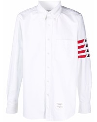 Thom Browne 4 Bar Stripe Long Sleeve Shirt