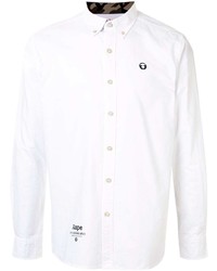AAPE BY A BATHING APE Aape By A Bathing Ape Logo Embroidered Shirt
