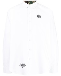 AAPE BY A BATHING APE Aape By A Bathing Ape Logo Patch Cotton Shirt