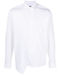 Les Hommes Asymmetric Button Down Shirt