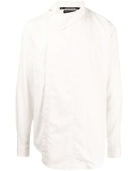 Julius Asymmetric Cotton Blend Shirt
