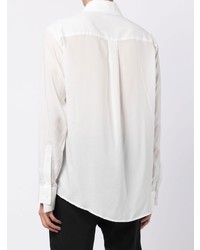 Sulvam Asymmetric Double Collar Shirt