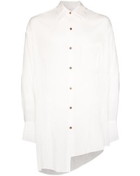 Sulvam Asymmetric Tencel Shirt