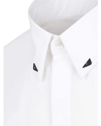 Fendi Bag Bugs Detail Button Up Shirt
