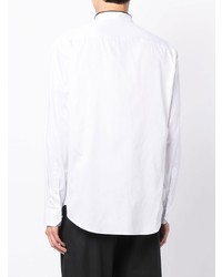 Giorgio Armani Band Collar Cotton Shirt