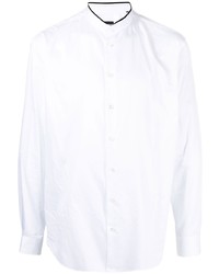 Giorgio Armani Band Collar Cotton Shirt