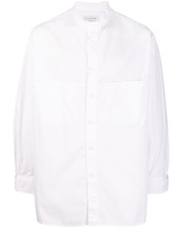 Yohji Yamamoto Band Collar Cotton Shirt