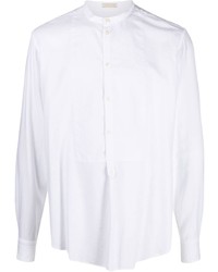 Massimo Alba Band Collar Long Sleeve Shirt