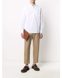 Officine Generale Band Collar Shirt