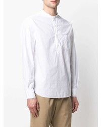 Officine Generale Band Collar Shirt