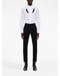 Alexander McQueen Bead Detail Long Sleeve Shirt