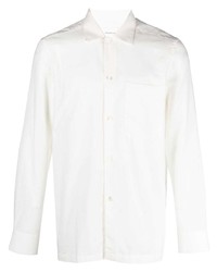 BERNER KUHL Berner Khl Raw Spread Collar Cotton Cashmere Shirt