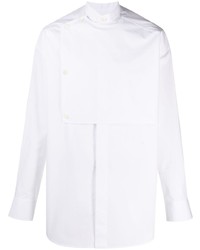 Valentino Bib Detail Long Sleeve Shirt