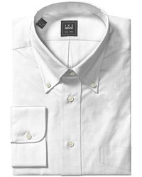 Ike Behar Black Label Shirt Button Down Collar Long Sleeve