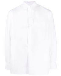 Valentino Bow Detail Cotton Long Sleeve Shirt