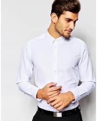 Asos Brand Smart Shirt In Long Sleeve With Button Down Collar