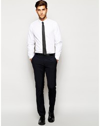 Asos Brand Smart Shirt In Pure Cotton With Button Down Collar