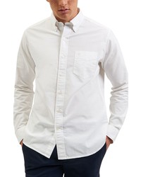 Ben Sherman Brighton Slim Fit Oxford Shirt In White At Nordstrom