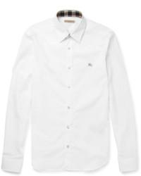 Burberry Brit Slim Fit Cotton Blend Shirt
