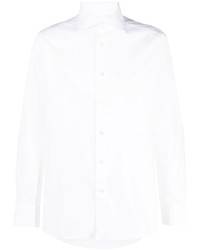 Zegna Button Up Cotton Blend Shirt
