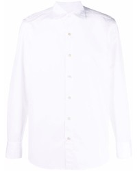 Finamore 1925 Napoli Buttoned Spread Collar Shirt