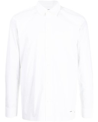 Attachment Buttoned Up Long Sleeved Shirt