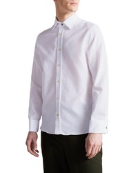Ted Baker London Byward Button Up Shirt With Detachable Collar In White At Nordstrom
