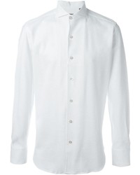 Canali Textured Button Down Shirt
