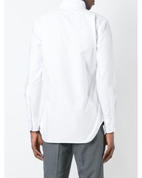 Thom Browne Classic Long Sleeve Shirt In White Oxford