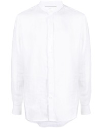 Brunello Cucinelli Collarless Button Up Shirt