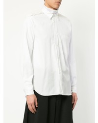 Comme Des Garcons Homme Plus Comme Des Garons Homme Plus Long Sleeve Fitted Shirt