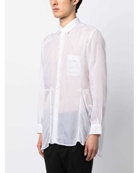 Comme Des Garcons SHIRT Comme Des Garons Shirt Asymmetric Semi Sheer Shirt