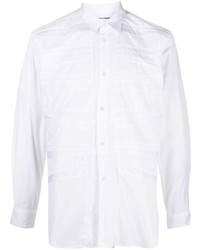 Comme Des Garcons SHIRT Comme Des Garons Shirt Long Sleeved Striped Panel Shirt