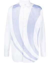 Comme Des Garcons SHIRT Comme Des Garons Shirt Stripe Panelling Cotton Shirt