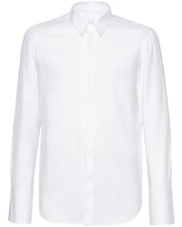 Ferragamo Concealed Fastening Oxford Poplin Shirt
