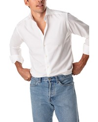Eton Contemporary Fit Cotton Jersey Dress Shirt