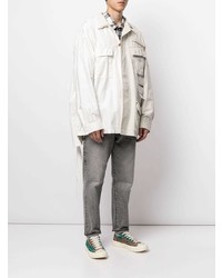 Maison Mihara Yasuhiro Contrast Panel Cotton Shirt