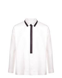 Homme Plissé Issey Miyake Contrast Stripe Shirt