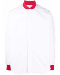 Alexander McQueen Contrasting Panel Long Sleeve Shirt